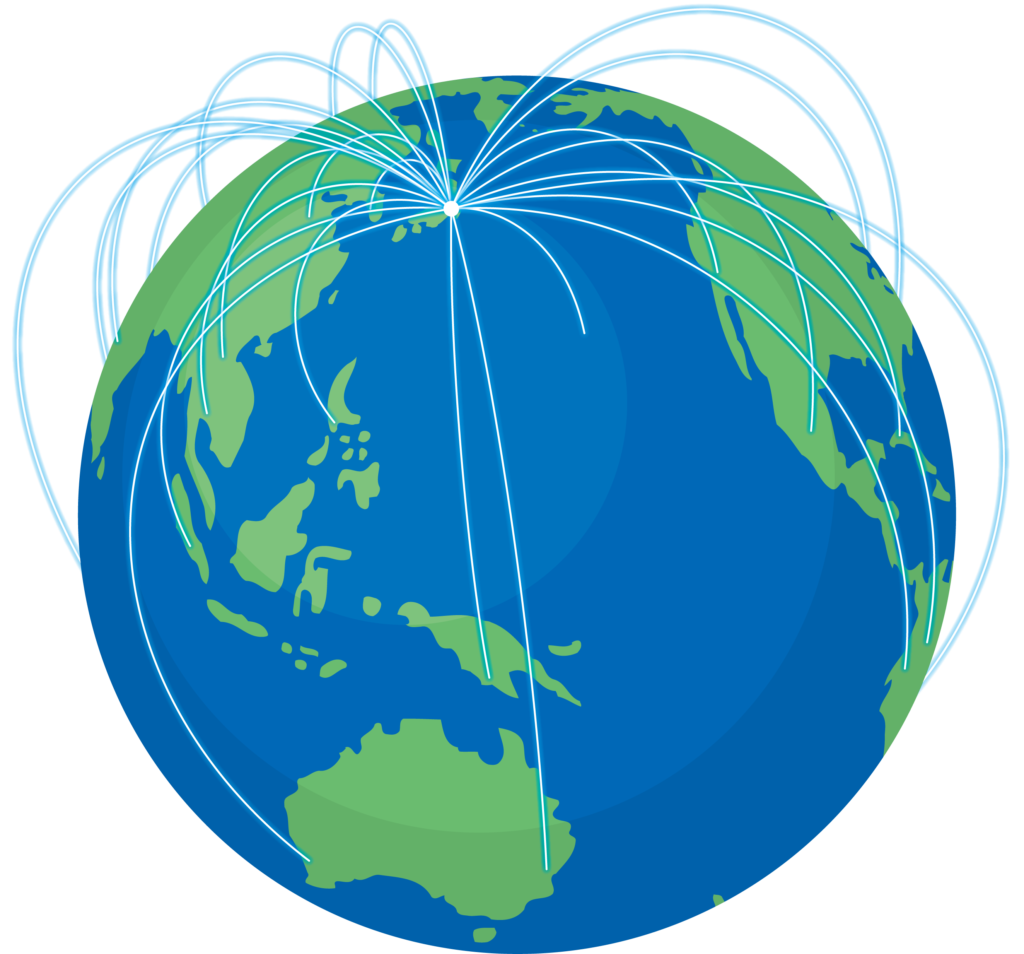 世界とつながる