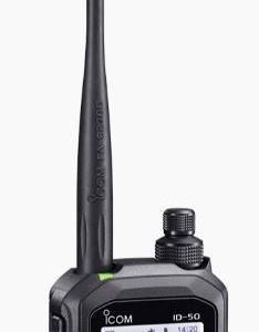 ID-50 NEW 144/430MHz デュアルバンド 5W デジタルトランシーバー(GPSレシーバー内蔵)
